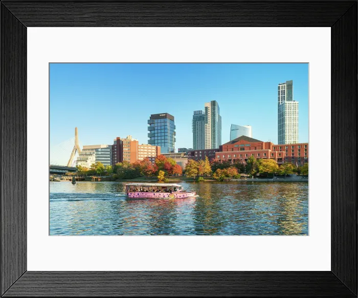 Framed Print : Zakim Bridge at North Point Park Boston, Massachusetts, USA Framed Print : Zakim Bridge at North Point Park Boston, Massachusetts, USA