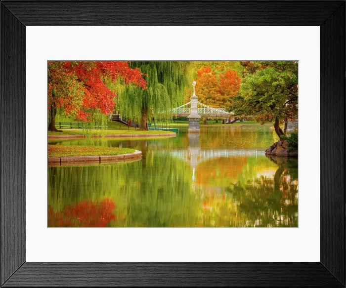 Framed Print : Boston Common and Public Garden Boston, Massachusetts, USA Framed Print : Boston Common and Public Garden Boston, Massachusetts, USA