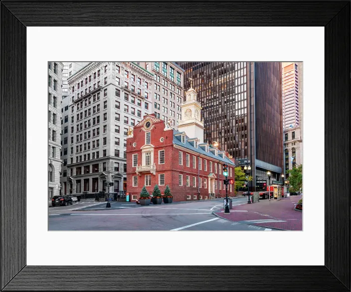 Framed Print : Old State House in Downtown Boston The building, dating back to 1713, is one of Boston‚ Framed Print : Old State House in Downtown Boston The building, dating back to 1713, is one of Boston‚