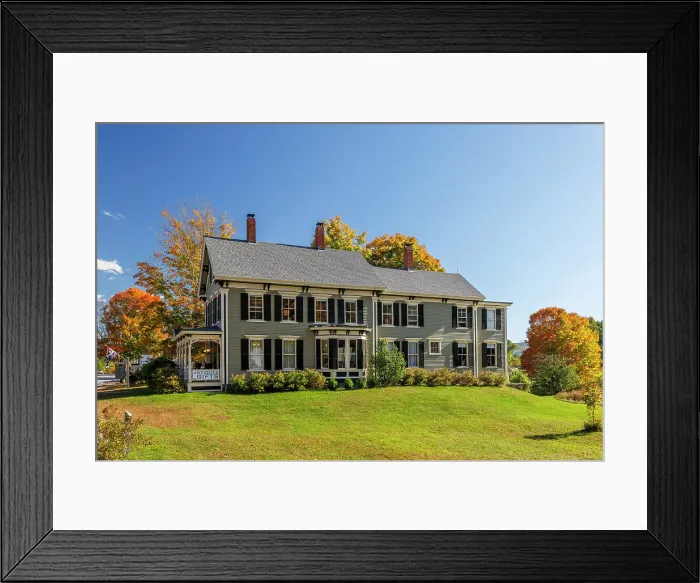 Framed Print : The Porch, Sandwich, New Hampshire, New England, USA Framed Print : The Porch, Sandwich, New Hampshire, New England, USA