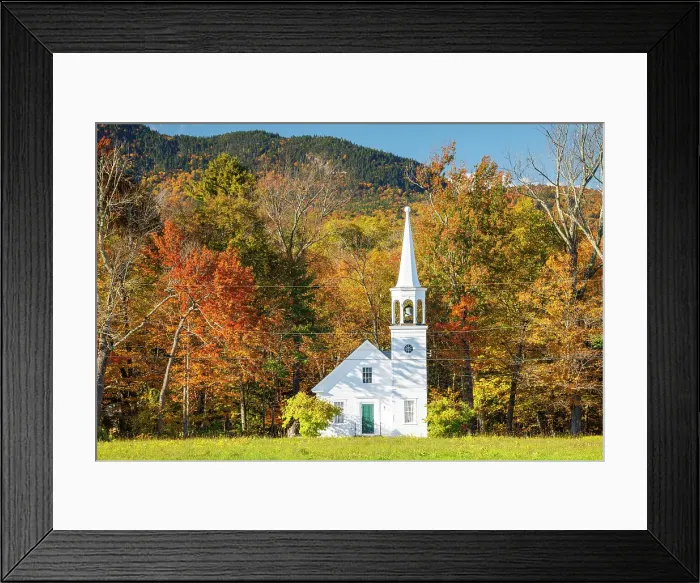 Framed Print : Wonalancet Union Chapel in Tamworth, New Hampshire, New England, USA Framed Print : Wonalancet Union Chapel in Tamworth, New Hampshire, New England, USA