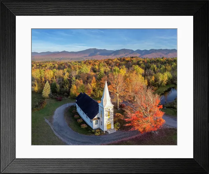 Framed Print : St Matthew's Chapel, Sugar Hill, New Hampshire, New England, USA Framed Print : St Matthew's Chapel, Sugar Hill, New Hampshire, New England, USA