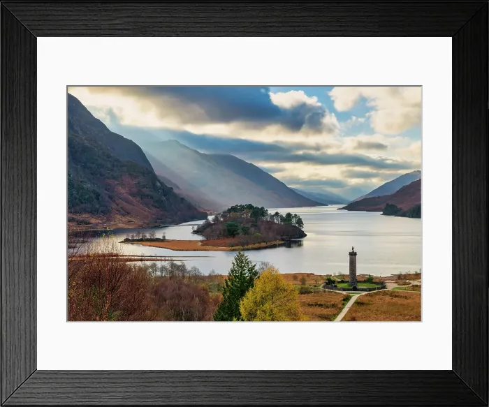 Framed Print : Loch Sheil & Glenfinnan Monument, Glenfinnan, Highland Region, Scotland Framed Print : Loch Sheil & Glenfinnan Monument, Glenfinnan, Highland Region, Scotland