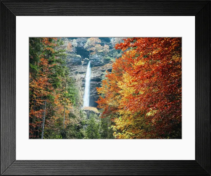 Framed Print : Pericnik waterfall, Triglav National Park, Julian Alps, Slovenia