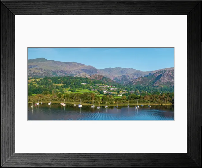 Framed Print : UK, England, Cumbria, Lake District National Park, Coniston Water Framed Print : UK, England, Cumbria, Lake District National Park, Coniston Water