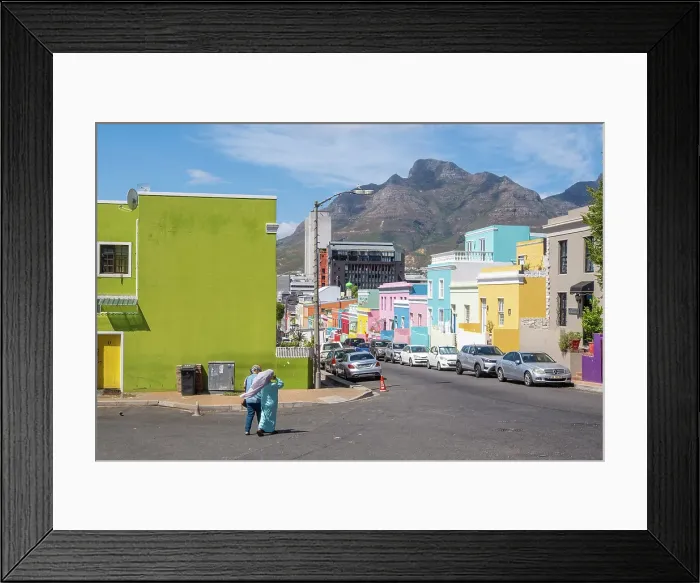 Framed Print : Bo-Kaap, Cape Town, Western Cape, South Africa Framed Print : Bo-Kaap, Cape Town, Western Cape, South Africa