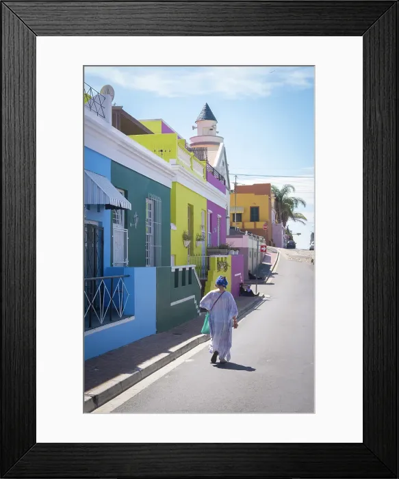 Framed Print : Bo-Kaap, Cape Town, Western Cape, South Africa Framed Print : Bo-Kaap, Cape Town, Western Cape, South Africa