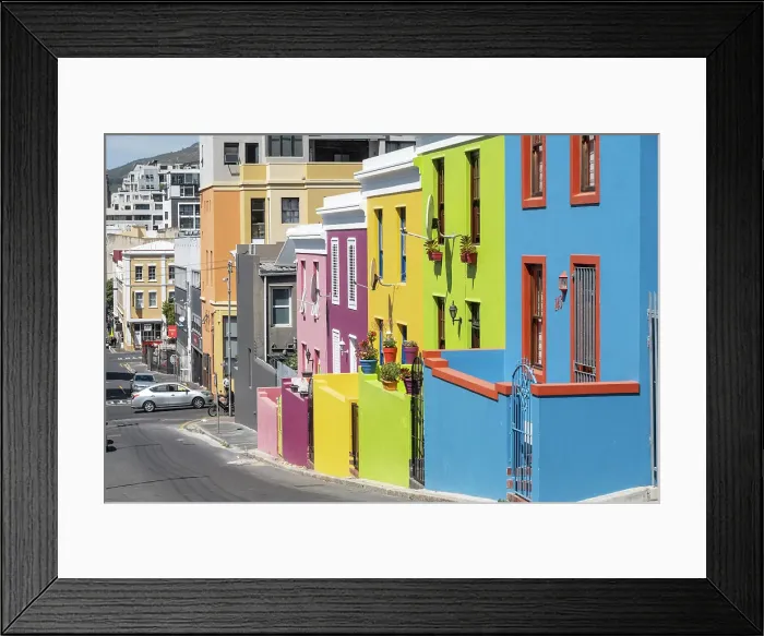 Framed Print : Bo-Kaap, Cape Town, Western Cape, South Africa Framed Print : Bo-Kaap, Cape Town, Western Cape, South Africa
