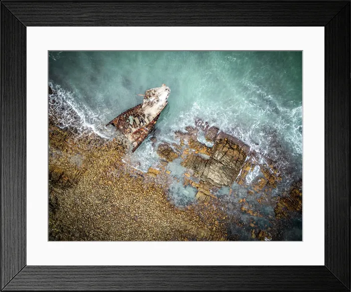 Framed Print : Shipwreck at Cape Agulhas (Southern Most Point in Africa), Western Cape, South Africa Framed Print : Shipwreck at Cape Agulhas (Southern Most Point in Africa), Western Cape, South Africa
