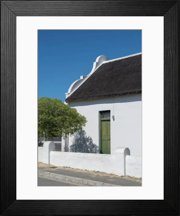 Framed Print : Thatched cottage, Arniston, Overberg region, Western Cape, South Africa Framed Print : Thatched cottage, Arniston, Overberg region, Western Cape, South Africa
