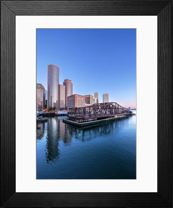 Framed Print : Boston skyline, Old Harbor, Boston, Massachusetts, USA Framed Print : Boston skyline, Old Harbor, Boston, Massachusetts, USA