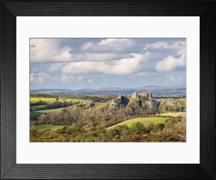 Framed Print : Carreg Cennen Castle in Bannau Brycheiniog (Brecon Beacons) National Park, Camarthenshire, Wales. Autumn (September) 2025 Framed Print : Carreg Cennen Castle in Bannau Brycheiniog (Brecon Beacons) National Park, Camarthenshire, Wales. Autumn (September) 2025