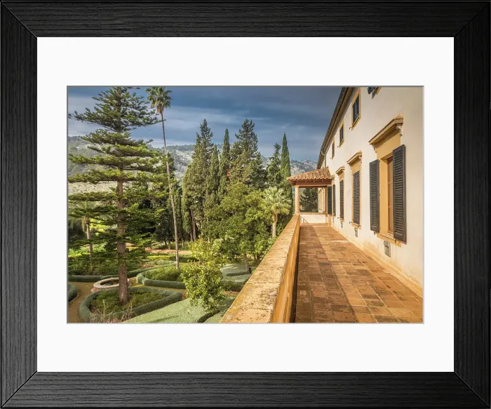 Framed Print : Manor house of the Raixa estate, Bunyola, Mallorca, Balearic Islands, Spain