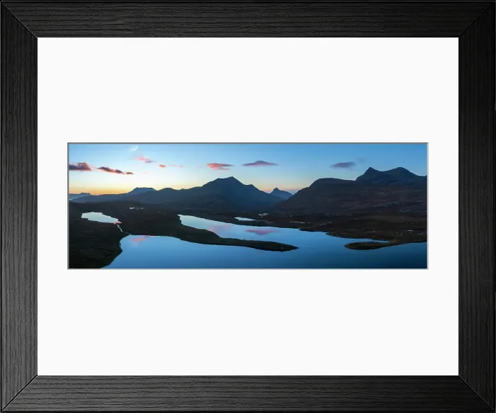 Framed Print : Lochan an Ais and moutain landscape, Coigach range, Cul Mor and Stac Pollaidh from Knockan Crag Nature Reserve, Sutherland, Highlands, Scotland, United KIngdom Framed Print : Lochan an Ais and moutain landscape, Coigach range, Cul Mor and Stac Pollaidh from Knockan Crag Nature Reserve, Sutherland, Highlands, Scotland, United KIngdom