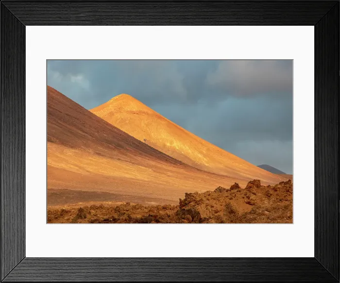 Framed Print : Volcanic landscape, Lanzarote, Canary Islands, Spain Framed Print : Volcanic landscape, Lanzarote, Canary Islands, Spain