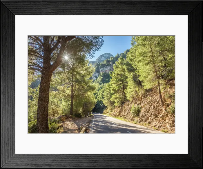 Framed Print : Morning mood on the MA-10 near the mountain village of Estellencs, Mallorca, Balearic Islands, Spain Framed Print : Morning mood on the MA-10 near the mountain village of Estellencs, Mallorca, Balearic Islands, Spain