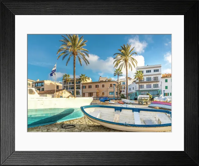 Framed Print : Small boats in the fishing harbor of Port d`Andratx, Mallorca, Balearic Islands, Spain Framed Print : Small boats in the fishing harbor of Port d`Andratx, Mallorca, Balearic Islands, Spain