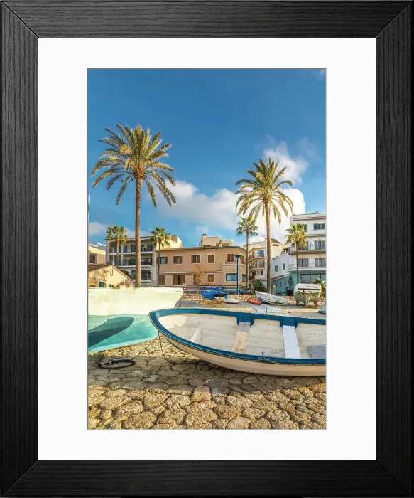 Framed Print : Small boats in the fishing harbor of Port d`Andratx, Mallorca, Balearic Islands, Spain Framed Print : Small boats in the fishing harbor of Port d`Andratx, Mallorca, Balearic Islands, Spain