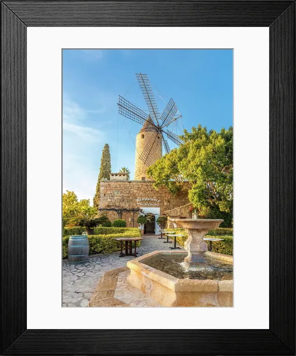 Framed Print : Moli des Torrent, Santa Maria del Cami, Mallorca, Balearic Islands, Spain Framed Print : Moli des Torrent, Santa Maria del Cami, Mallorca, Balearic Islands, Spain