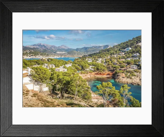 Framed Print : View of the bay of Port d`Andratx, Mallorca, Balearic Islands, Spain Framed Print : View of the bay of Port d`Andratx, Mallorca, Balearic Islands, Spain