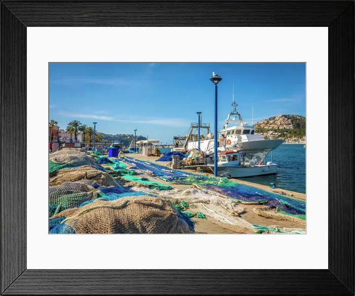 Framed Print : Fishing port of Port d`Andratx, Mallorca, Balearic Islands, Spain Framed Print : Fishing port of Port d`Andratx, Mallorca, Balearic Islands, Spain