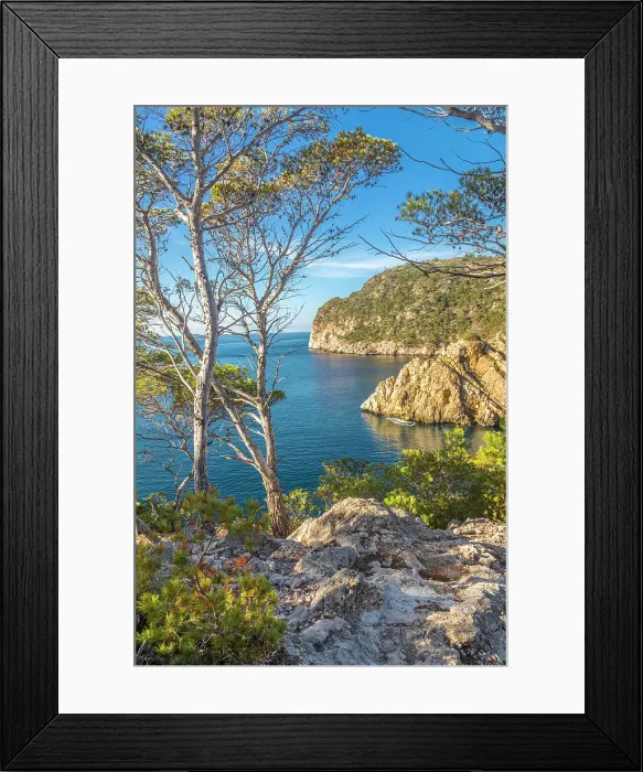 Framed Print : Calo d`en Monjo, Cala Fornells, Mallorca, Balearic Islands, Spain Framed Print : Calo d`en Monjo, Cala Fornells, Mallorca, Balearic Islands, Spain