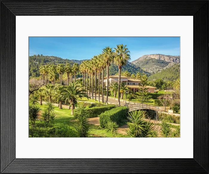 Framed Print : Country estate near Ses Rotgetes de Canet, Mallorca, Balearic Islands, Spain Framed Print : Country estate near Ses Rotgetes de Canet, Mallorca, Balearic Islands, Spain