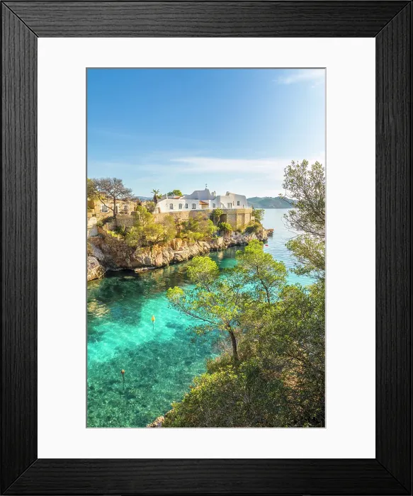 Framed Print : Platja Calo de ses Llisses, Cala Fornells, Mallorca, Balearic Islands, Spain Framed Print : Platja Calo de ses Llisses, Cala Fornells, Mallorca, Balearic Islands, Spain