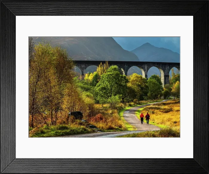 Framed Print : UK, Scotland, Highland, Loch Shiel, Glenfinnan, Glenfinnan Railway Viaduct, part of the West Highland Line, made famous in JK Rowling's Harry Potter as the Hogwarts Express Framed Print : UK, Scotland, Highland, Loch Shiel, Glenfinnan, Glenfinnan Railway Viaduct, part of the West Highland Line, made famous in JK Rowling's Harry Potter as the Hogwarts Express
