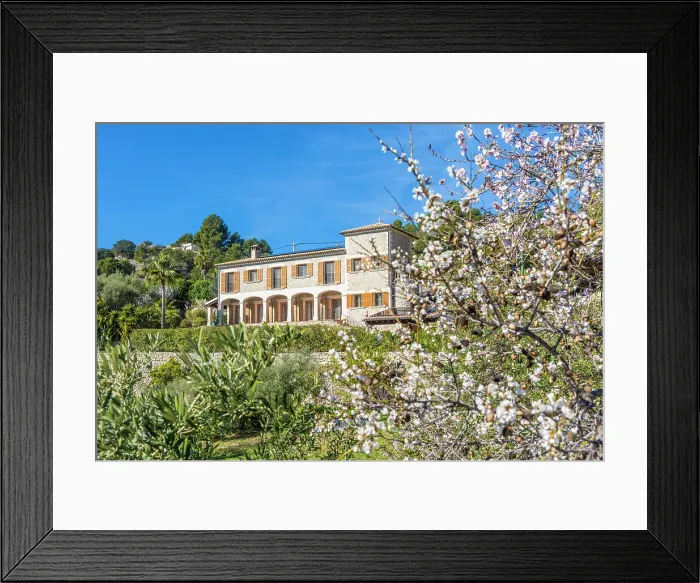 Framed Print : Finca in the mountain village of Galilea, Serra de Tramuntana, Mallorca, Balearic Islands, Spain Framed Print : Finca in the mountain village of Galilea, Serra de Tramuntana, Mallorca, Balearic Islands, Spain