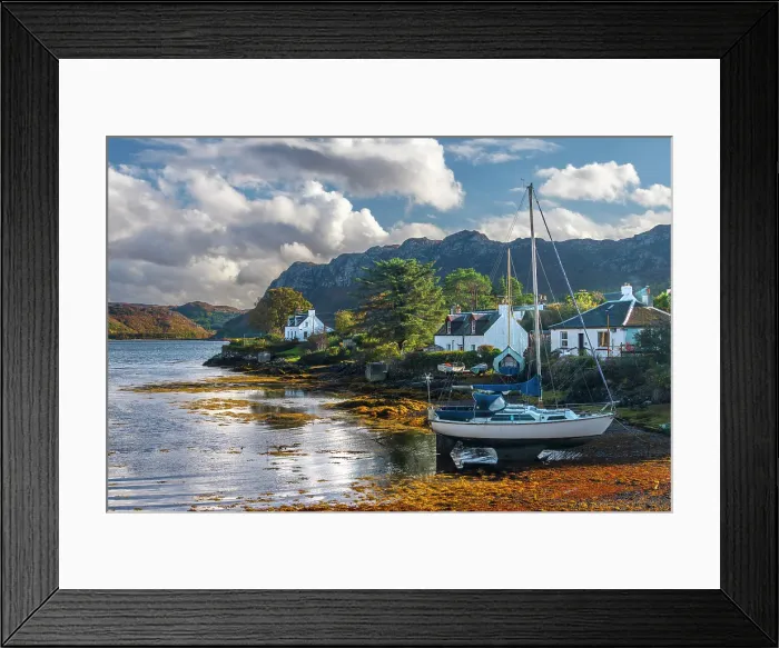 Framed Print : UK, Scotland, Highland, Wester Ross, Plockton Framed Print : UK, Scotland, Highland, Wester Ross, Plockton