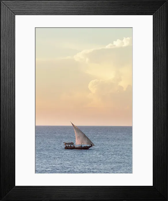 Framed Print : Tourists on a dhow sunset cruise, Nungwi, Zanzibar, Tanzania Framed Print : Tourists on a dhow sunset cruise, Nungwi, Zanzibar, Tanzania
