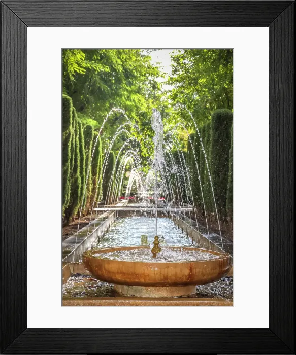 Framed Print : S`Hort del Rei at the Almudaina Palace in Palma de Mallorca, Mallorca, Balearic Islands, Spain Framed Print : S`Hort del Rei at the Almudaina Palace in Palma de Mallorca, Mallorca, Balearic Islands, Spain