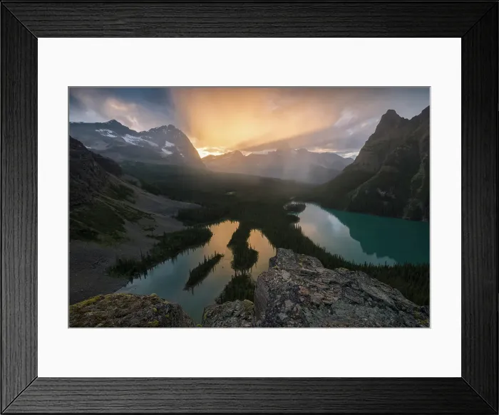 Framed Print : Lake O'Hara, British Columbia, Canada Framed Print : Lake O'Hara, British Columbia, Canada