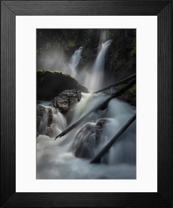 Framed Print : Begbie Falls, Revelstoke, British Columbia, Canada Framed Print : Begbie Falls, Revelstoke, British Columbia, Canada