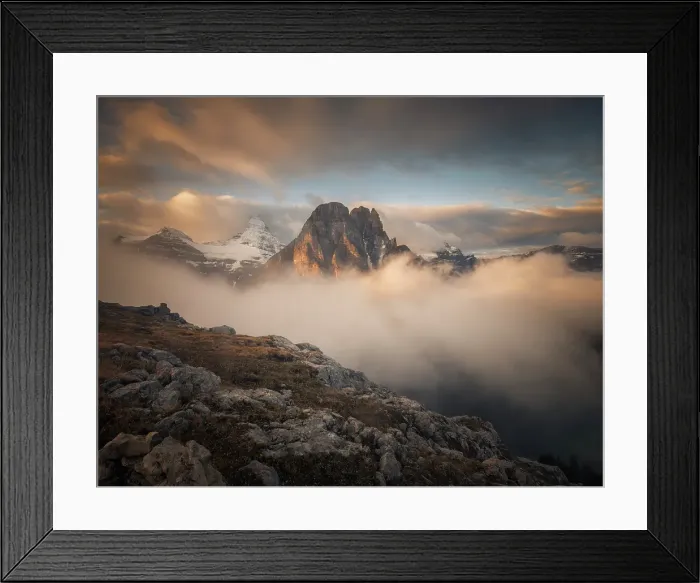 Framed Print : Assiniboine Provincial Park, British Columbia, Canada