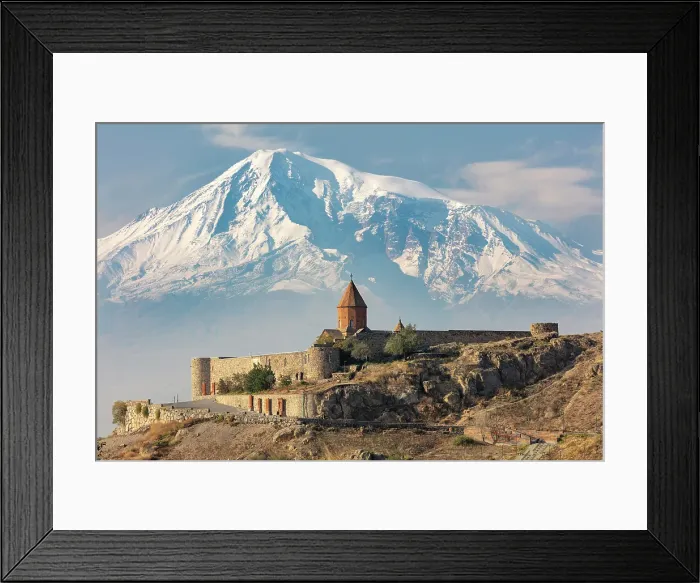 Framed Print : Khor Virap monastery and Mount Ararat, Lusarat, Ararat Province, Armenia Framed Print : Khor Virap monastery and Mount Ararat, Lusarat, Ararat Province, Armenia