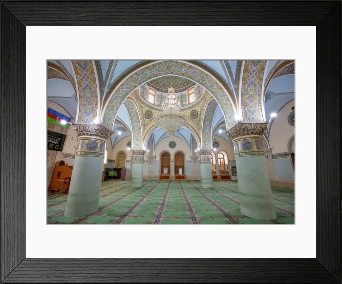 Framed Print : Interior of Juma Mosque, Baku, Azerbaijan Framed Print : Interior of Juma Mosque, Baku, Azerbaijan