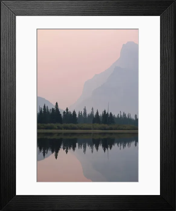 Framed Print : Mount Rundle, Vermillion Lakes, Banff National Park, Alberta, Canada