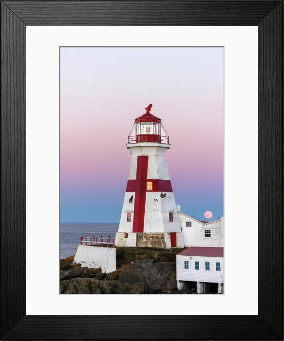 Framed Print : East Quoddy Lighthouse, Campobello Island, New Brunswick, Canada