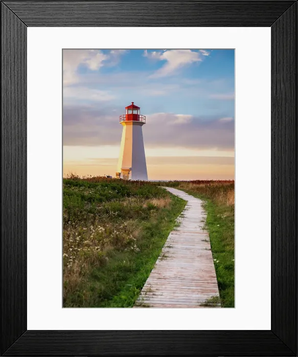 Framed Print : Shipwreck Point lighthouse, Prince Edward Island, Canada Framed Print : Shipwreck Point lighthouse, Prince Edward Island, Canada