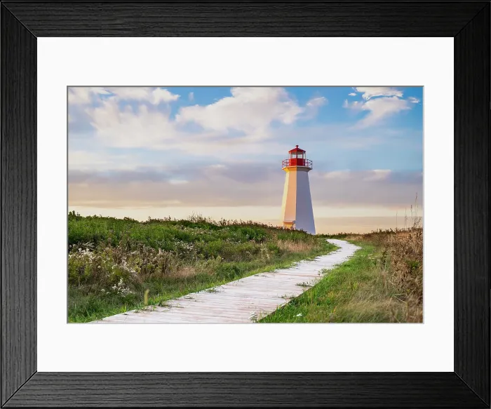 Framed Print : Shipwreck Point lighthouse, Prince Edward Island, Canada Framed Print : Shipwreck Point lighthouse, Prince Edward Island, Canada
