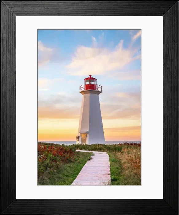 Framed Print : Shipwreck Point lighthouse, Prince Edward Island, Canada Framed Print : Shipwreck Point lighthouse, Prince Edward Island, Canada