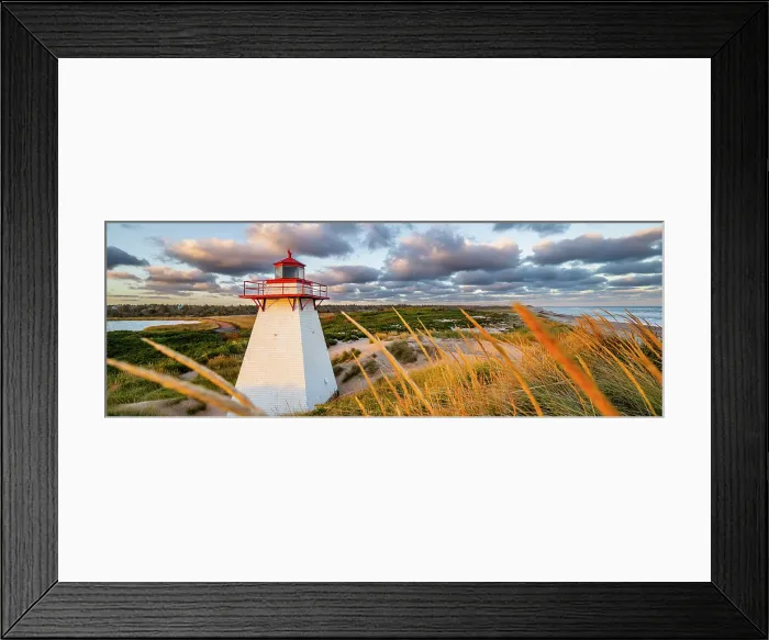 Framed Print : St. Peters harbour lighthouse, Prince Edward Island, Canada
