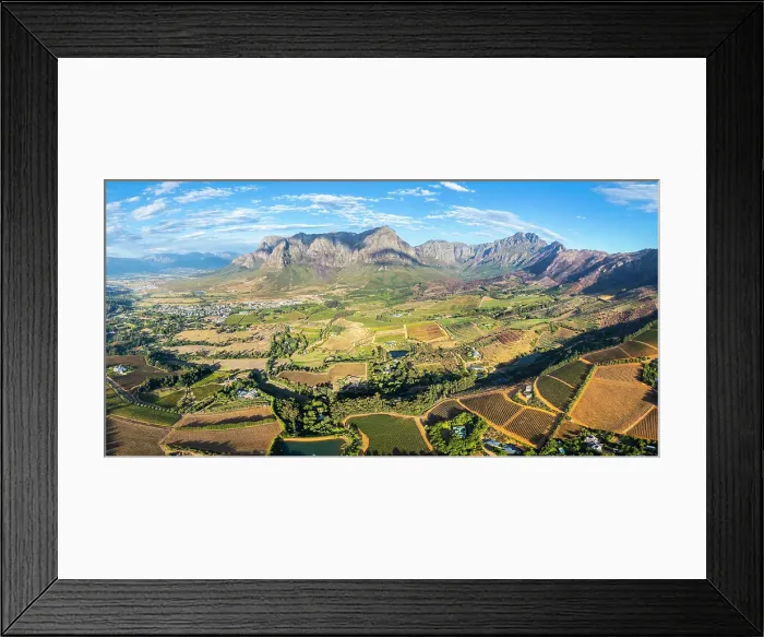Framed Print : Vineyards of Stellenbosch, Western Cape, South Africa Framed Print : Vineyards of Stellenbosch, Western Cape, South Africa