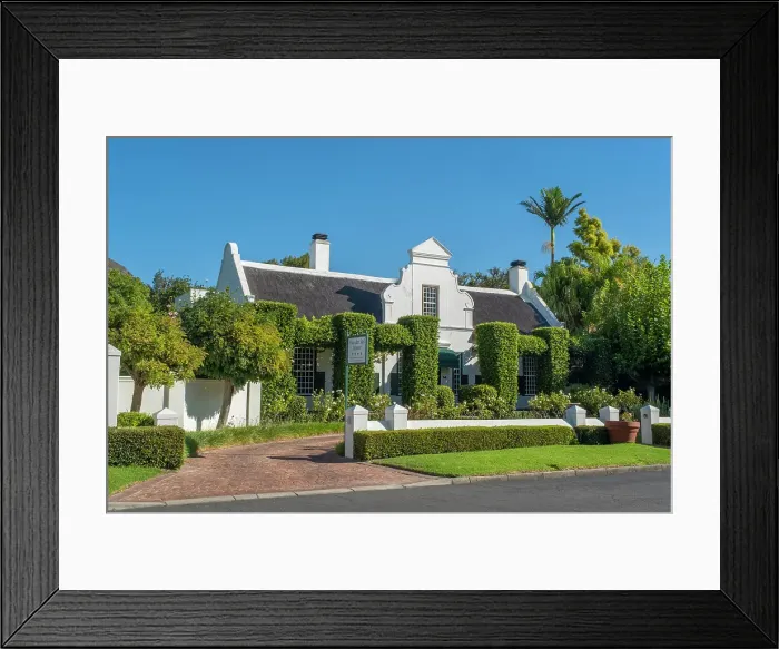 Framed Print : Van der Stel Manor, Stellenbosch, Western Cape, South Africa Framed Print : Van der Stel Manor, Stellenbosch, Western Cape, South Africa