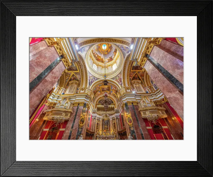 Framed Print : The Interior of The Metropolitan Cathedral of Saint Paul, Mdina, Malta, Southern Europe Framed Print : The Interior of The Metropolitan Cathedral of Saint Paul, Mdina, Malta, Southern Europe