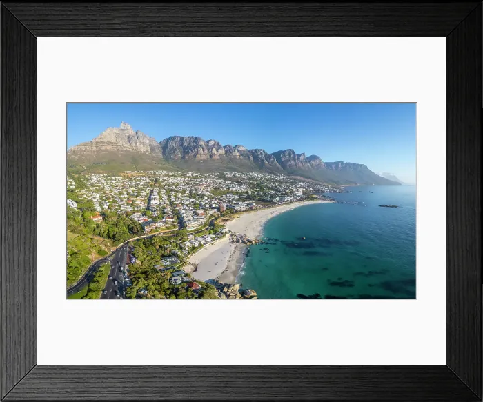 Framed Print : Clifton & The Twelve Apostles, Cape Town, Western Cape, South Africa Framed Print : Clifton & The Twelve Apostles, Cape Town, Western Cape, South Africa