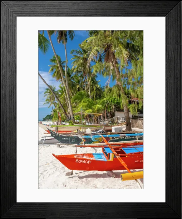 Framed Print : White Beach, Boracay Island, Aklan Province, Western Visayas, Philippines Framed Print : White Beach, Boracay Island, Aklan Province, Western Visayas, Philippines