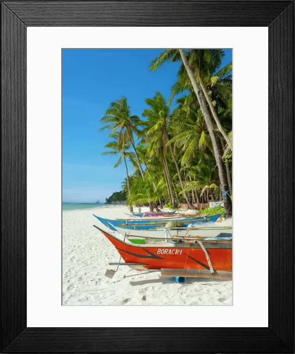 Framed Print : White Beach, Boracay Island, Aklan Province, Western Visayas, Philippines Framed Print : White Beach, Boracay Island, Aklan Province, Western Visayas, Philippines